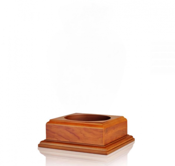 Gleaming Red Brass Urn